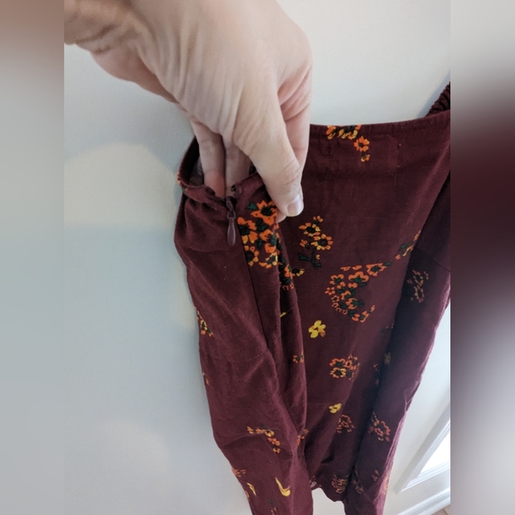 Urban Outfitters Ester Linen Tie-Front Floral Sleeveless Mini Dress Size XS - Picture 5 of 11